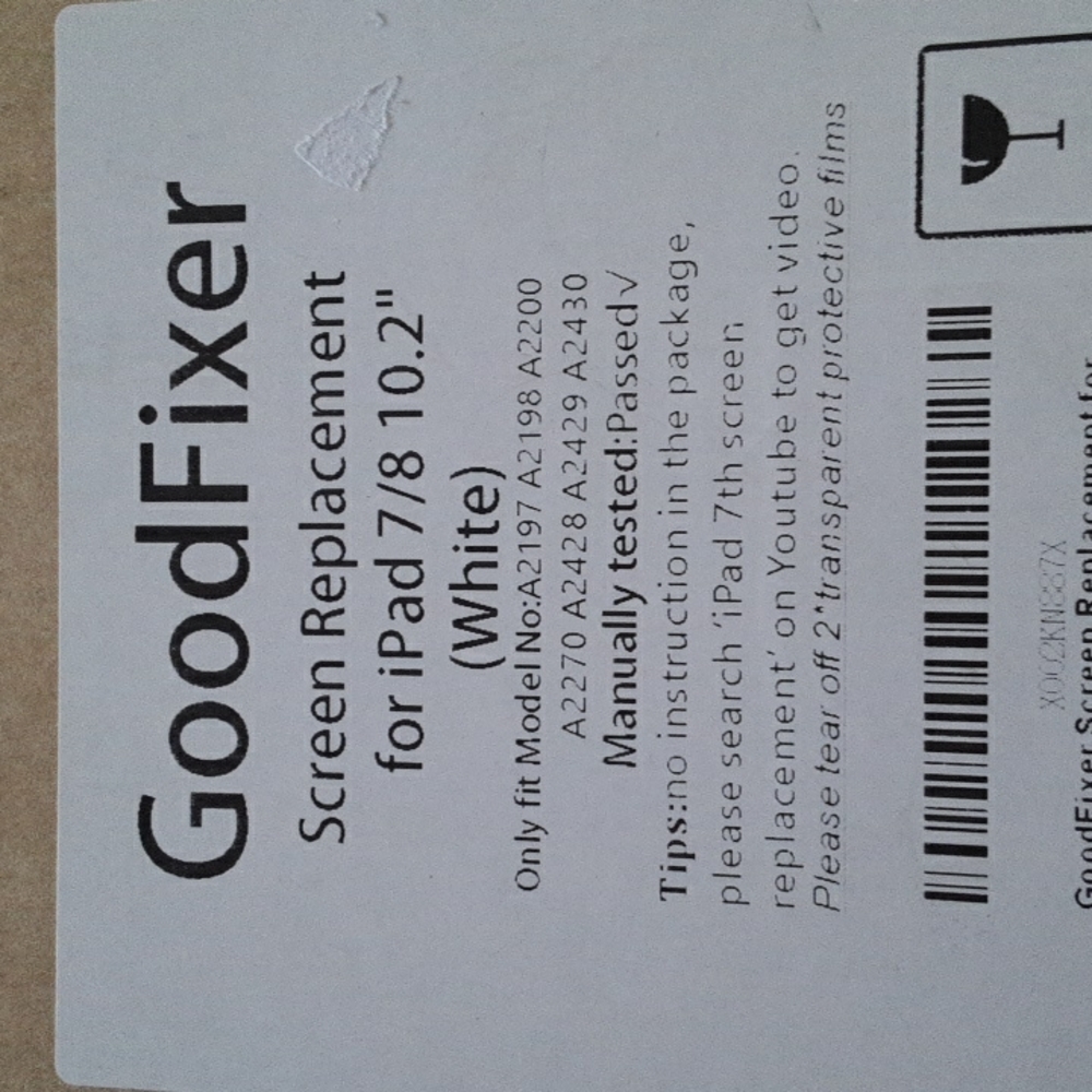 Good fixer Screen Replacement